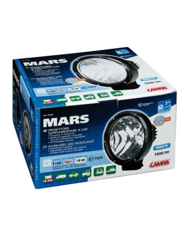 Mars, proiettore supplementare a 1 Led Cree - 12 24V - d. 178 mm