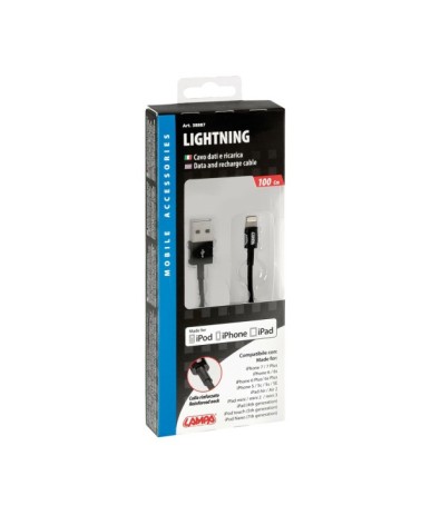 Cavo Usb  al  Lightning - 100 cm - Nero