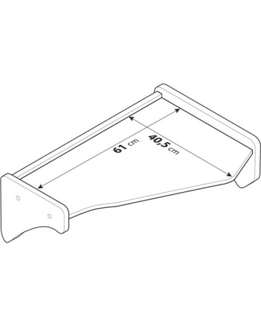 Tavolino per cruscotto - Centrale - compatibile per Scania R Serie 7 - New Generation dal 11 16 al   - Scania S Serie 7 - New Ge