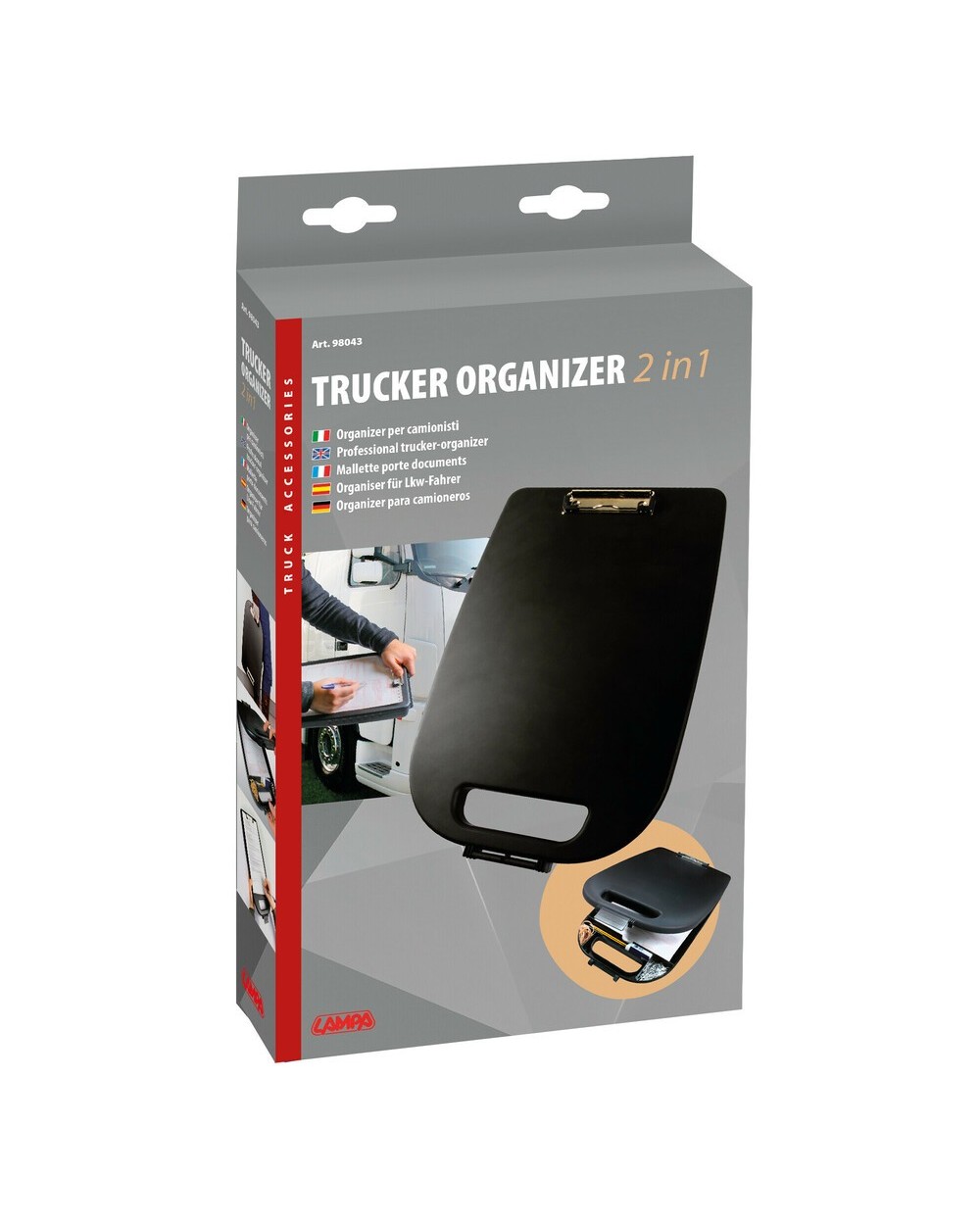 Trucker organizer porta documenti borsello del camionista