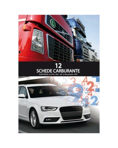 12 schede carburante