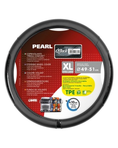 Pearl Black, coprivolante in Skeentex - XL - d. 49 51 cm