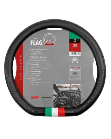 Flag Italia, coprivolante su misura in Skeentex - compatibile per - Iveco S-Way dal 10 2019 al