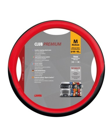 Club, coprivolante in Skeentex - M - d. 44 46 cm - Rosso