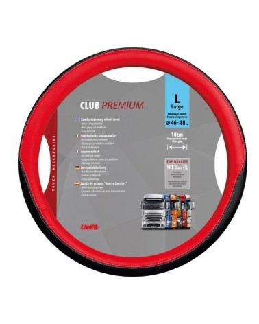 Club, coprivolante in Skeentex - L - d. 46 48 cm - Rosso