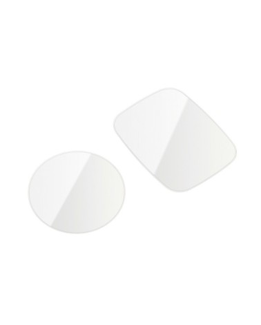 Ditto Plate, coppia di placche metalliche colorate - Bianco a specchio