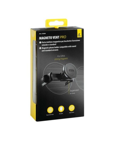 Magneto Vent Pro, porta telefono magnetico per bocchette aerazione standard e rotonde