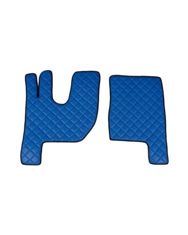 Coppia tappeti in Skeentex - Blu - compatibile per Renault T dal 06 13 al  cabina Night and Sleeper