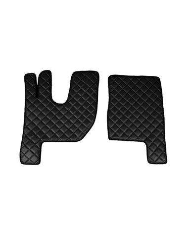 Coppia tappeti in Skeentex - Nero - compatibile per Renault T dal 06 13 al  cabina Night and Sleeper