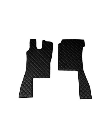 Coppia tappeti in Skeentex - Nero - compatibile per Scania L Serie 4 dal 02 95 al 09 04