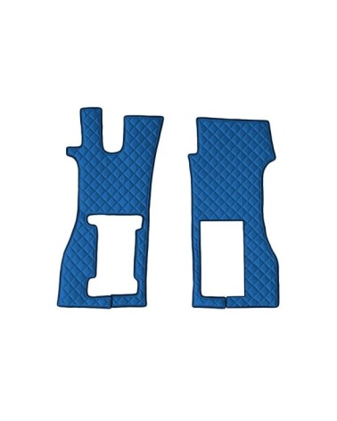 Coppia tappeti in Skeentex - Blu - compatibile per Scania R Serie 7 - New Generation dal 11 16 al  sedile pass. pneumatico