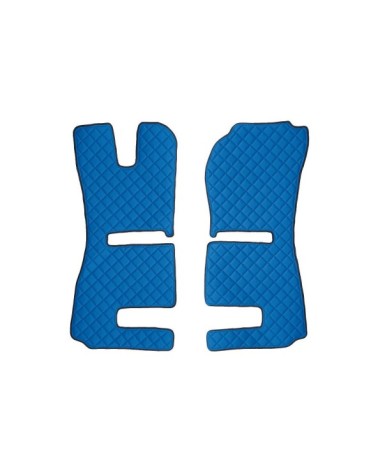 Coppia tappeti in Skeentex - Blu - compatibile per Scania R Serie 6 - Streamline dal 09 13 al 12 17 automatico, manuale, sedili