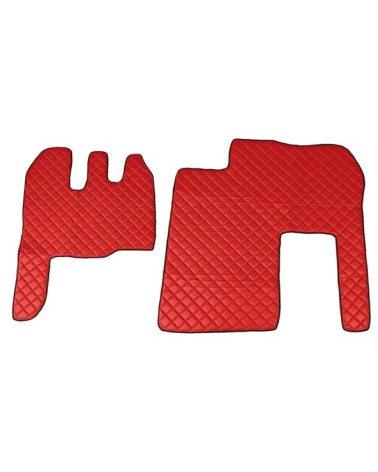 Tappeto unico in Skeentex - Rosso - compatibile per Renault Magnum dal 01 01 al 06 13 manuale