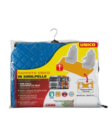 Tappeto unico in Skeentex - Blu - compatibile per Renault T dal 06 13 al  no tunnel