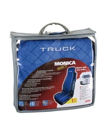 Monica, coprisedile in microfibra per camion - Blu