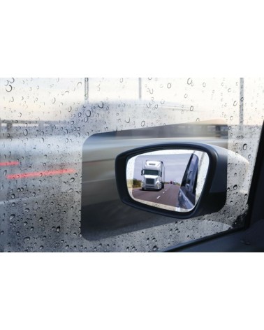 Clear-View, set 4 pellicole adesive con nano-tecnologia idrofobica - L - 150x100 mm