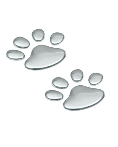 Emblema 3D cromato - Bear paw