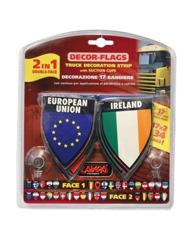 Decor-Flags 2 in1 - Set 4 - 17x2 bandiere