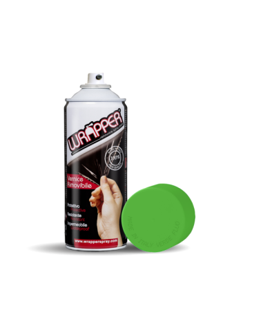 Wrapper, pellicola spray rimovibile, 400 ml - Verde fluo