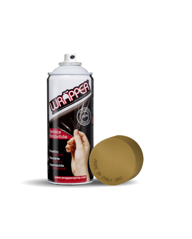 Wrapper, pellicola spray rimovibile, 400 ml - Oro