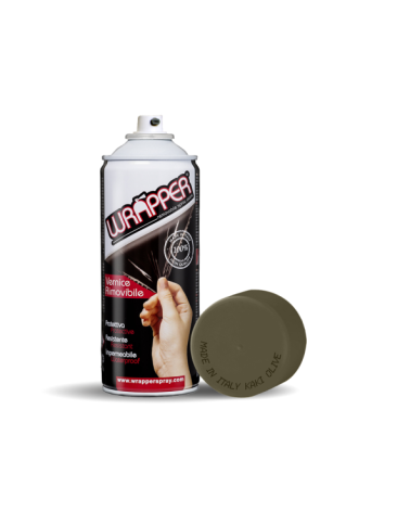 Wrapper, pellicola spray rimovibile, 400 ml - Kaki olive