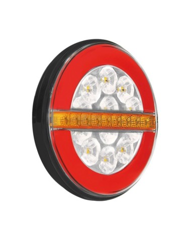 Dynamic O-Led, Fanale retromarcia, 3 funzioni, 12 24V - Destro