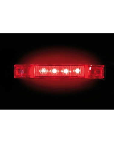 Luce ingombro a 4 Led, 12 24V - Rosso