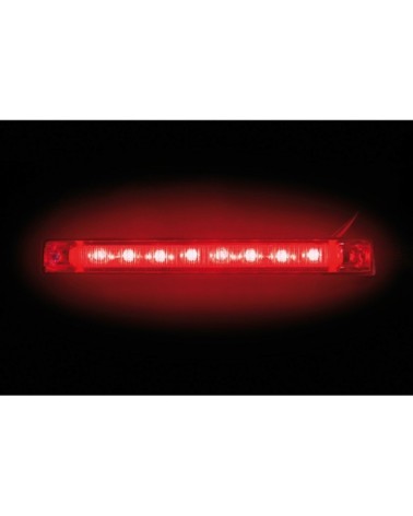 Luce ingombro a 8 led, 12 24V - Rosso