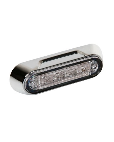 Luce a 4 led, montaggio superficie, 12 24V - Bianco