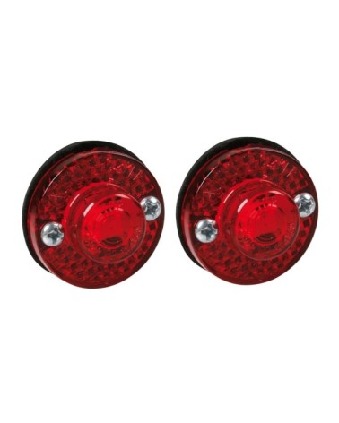 Coppia luci ingombro a 1 Led, 24V - Rosso