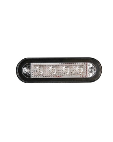 Luce a 4 led, montaggio ad incasso, 12 24V - Bianco