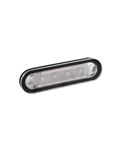 Luce a 4 led, montaggio ad incasso, 12 24V - Arancio