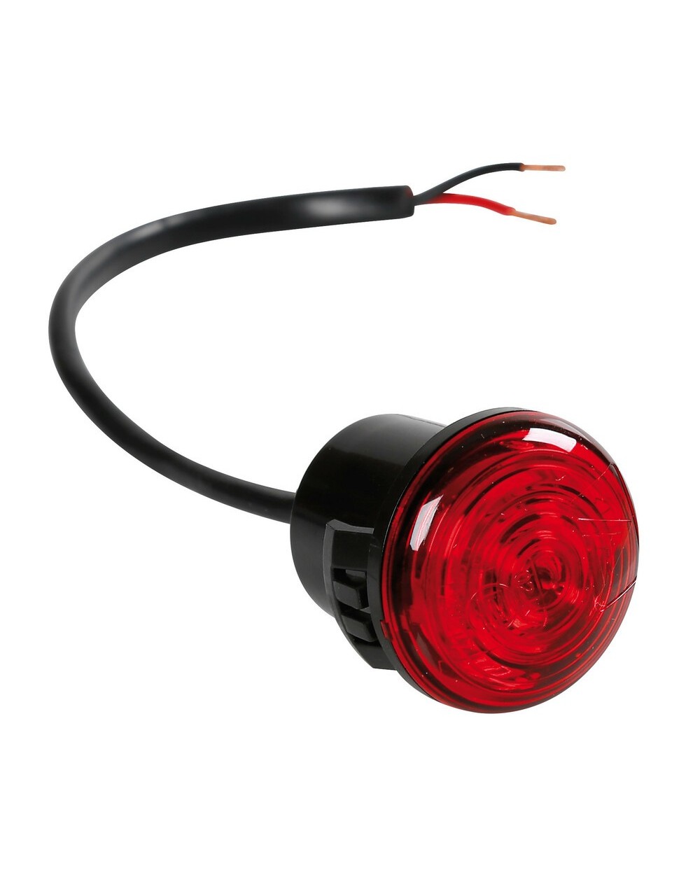 Luce Da Incasso A 3 Led 24V Rosso Camion