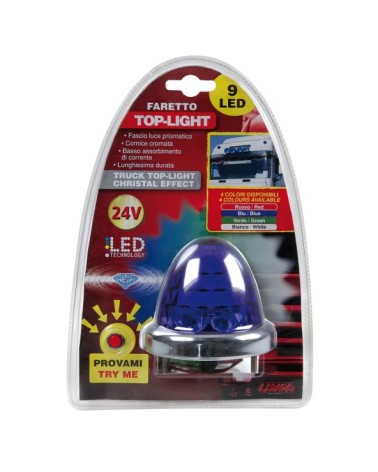 Top Light, faretto 9 Led, 24V - Blu