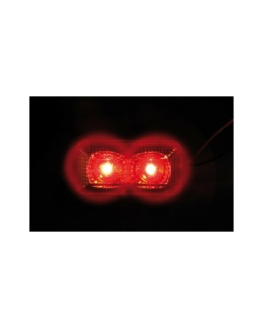 Luce ingombro a 2 Led, 24V - Rosso