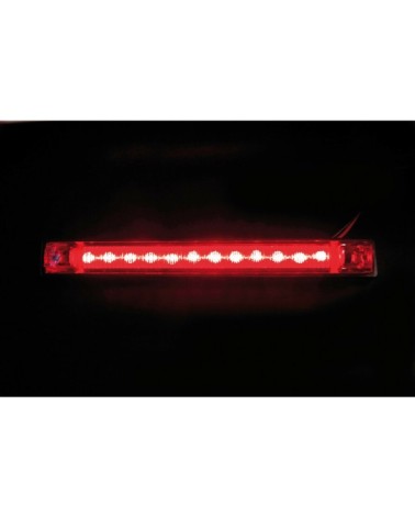 Luce ingombro a 12 Led, 24V - Rosso