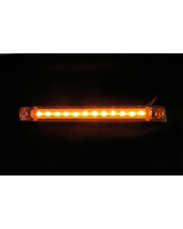 Luce ingombro a 12 Led, 24V - Arancio