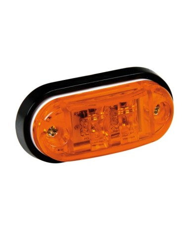 Luce decorativa a 2 Led, 24V - Arancio