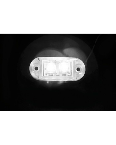 Luce decorativa a 2 Led, 24V - Bianco