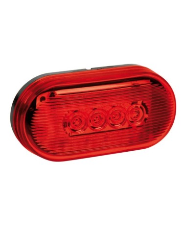 Luce decorativa a 10 Led, 24V - Rosso