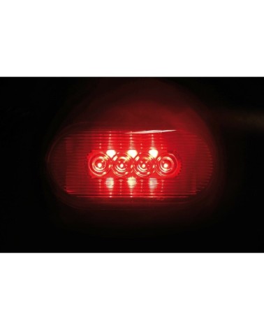 Luce decorativa a 10 Led, 24V - Rosso