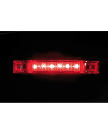 Luce decorativa a 6 Led, 24V - Rosso