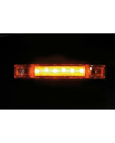 Luce decorativa a 6 Led, 24V - Arancio