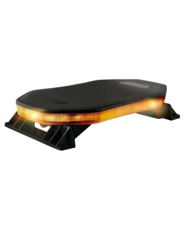 Barra lampeggiante arancio a 64 led, 10 30V - Fissaggio con viti