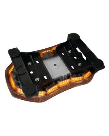 Barra lampeggiante arancio a 64 led, 10 30V - Fissaggio con viti