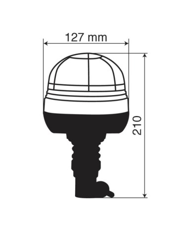 RL-8, luce di segnalazione a Led, 12 24V