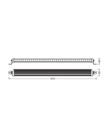 LEDriving Lightbar FX1000-CB SM - 12 24V