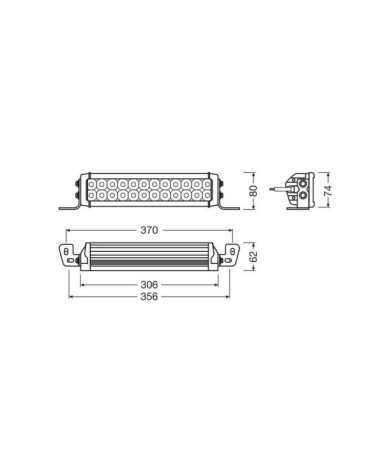 LEDriving Lightbar VX250-CB - 12 24V