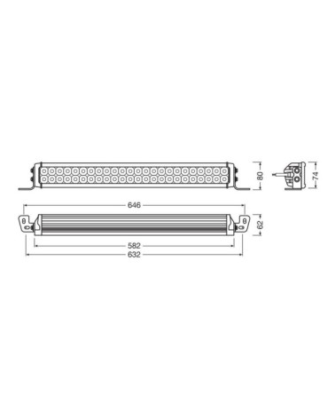 LEDriving Lightbar VX500-CB - 12 24V