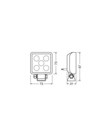 LEDriving Cube VX70-WD - 12 24V